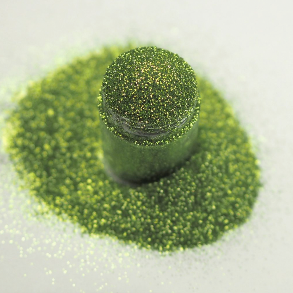 368 -Micropurpurina Lime Green Ultra Fine Glitter - Ítem1
