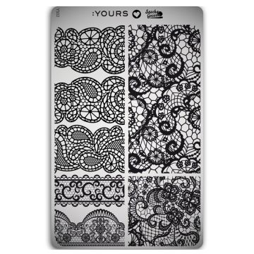 101-Mixture Me Stampling Plate 